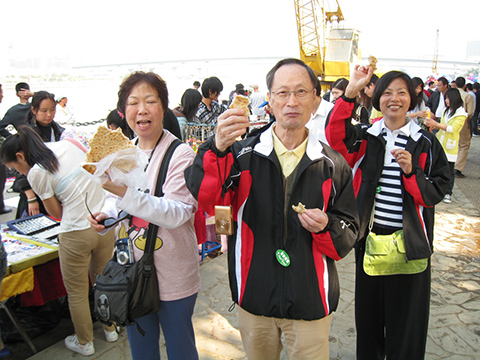 14 小欖菊花展會場內也有美味的小吃